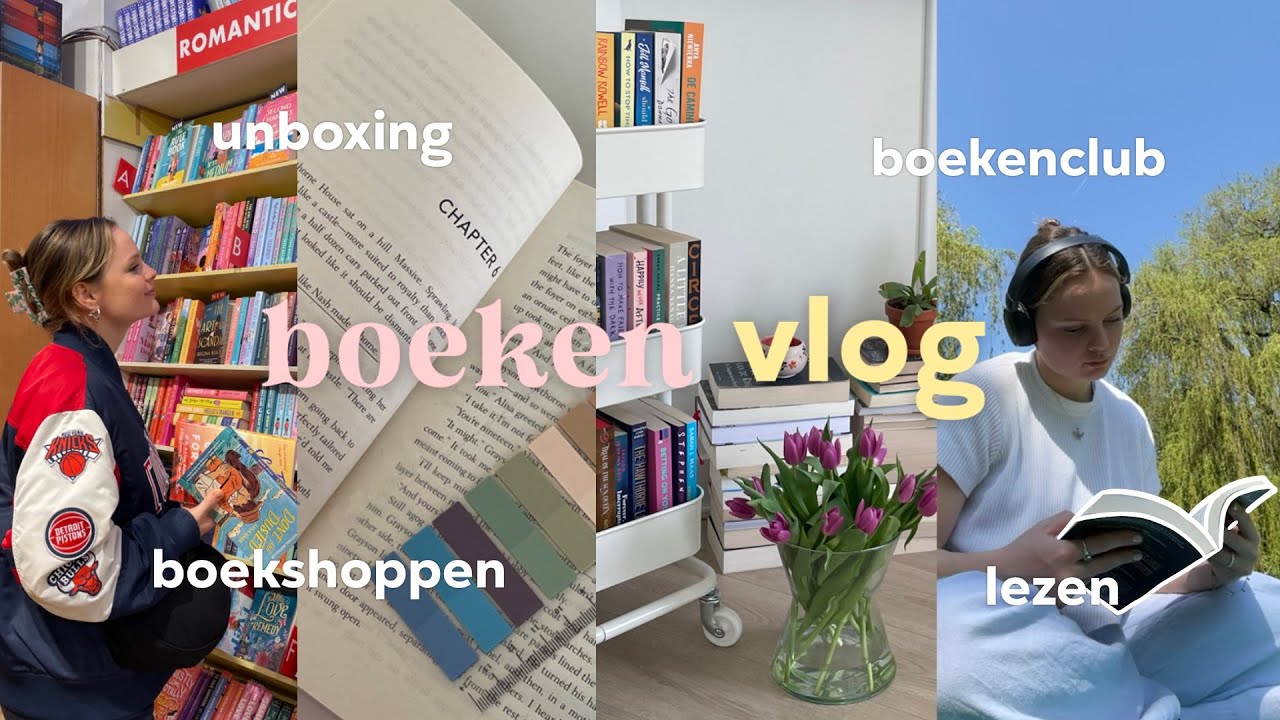 *boekenvlog* boekenclub avond, boekshoppen, haul & 2 boeken lezen! 💛📚