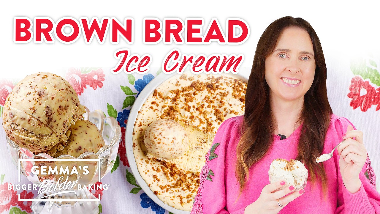 Brown Bread Ice Cream Recipe for St. Patrick’s Day ☘️🍞🍦