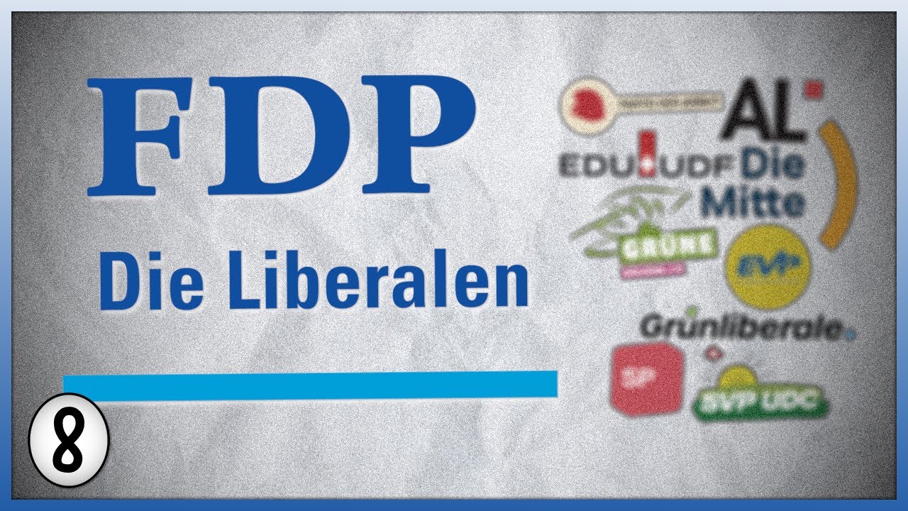 FDP.Die Liberalen [#8] | Schweizer Parteien [Wahlen, 22. Oktober 2023]