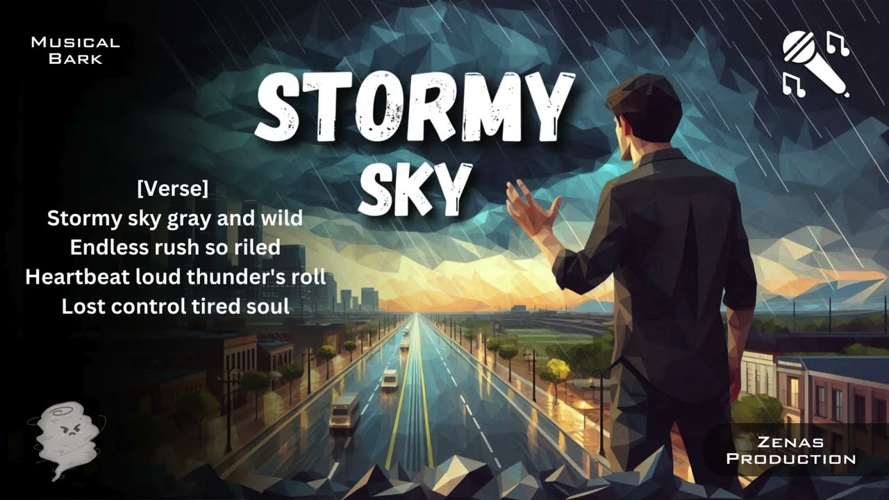 Stormy Sky | Song | By Musical Bark | #musicalbark #zenas #stormysky #sky