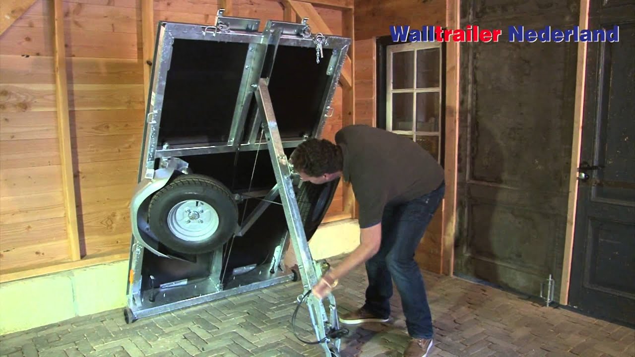 Productdemonstratie Walltrailer Aanhanger/Aanhangwagen