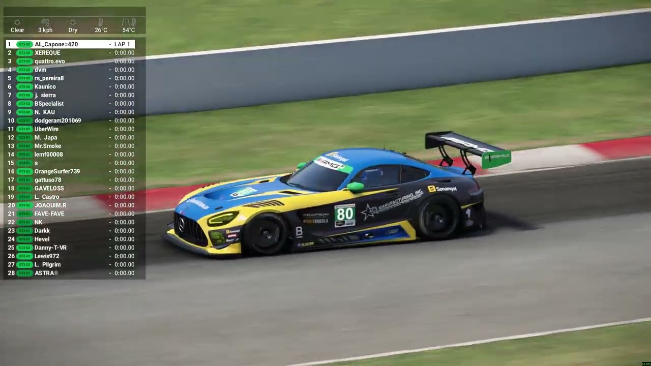 Online Race 28 Players 6 Laps of CTMP Mosport, KEYBOARD, Mercedes-AMG GT3 Evo, Automobilista 2