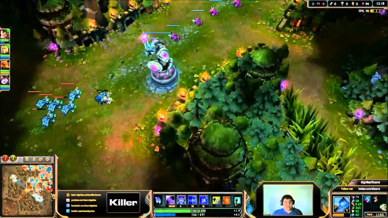 Scarra - Xerath vs Kassadin Mid (Diamond 1)