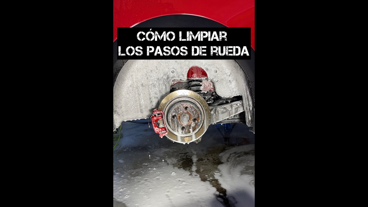 Cómo limpiar los pasos de rueda