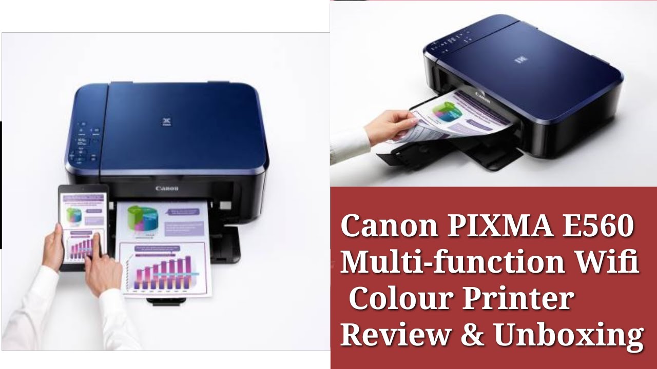 Canon PIXMA E560 Multi function WiFi Colour Printer