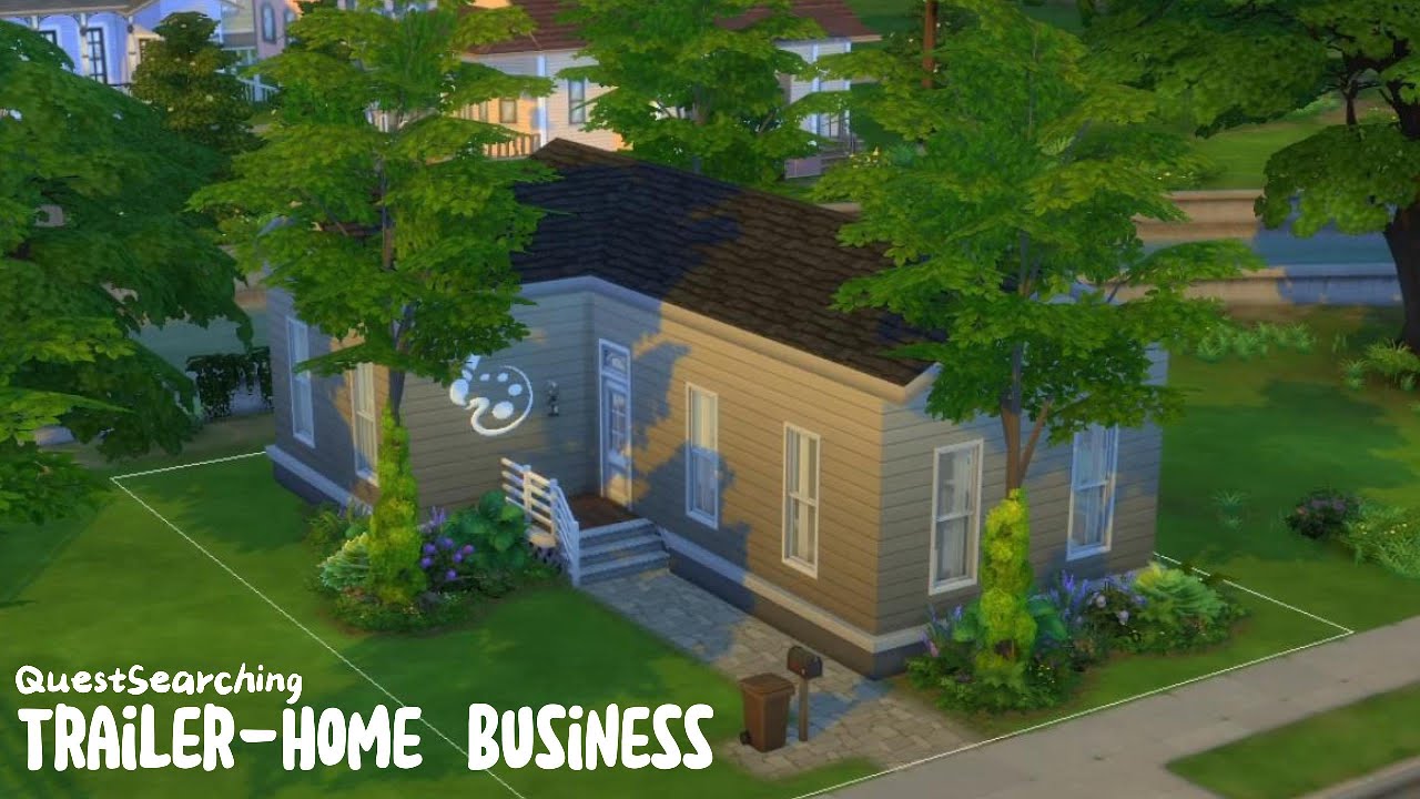 Sims 4 Speedbuild -  Trailer-Home Business
