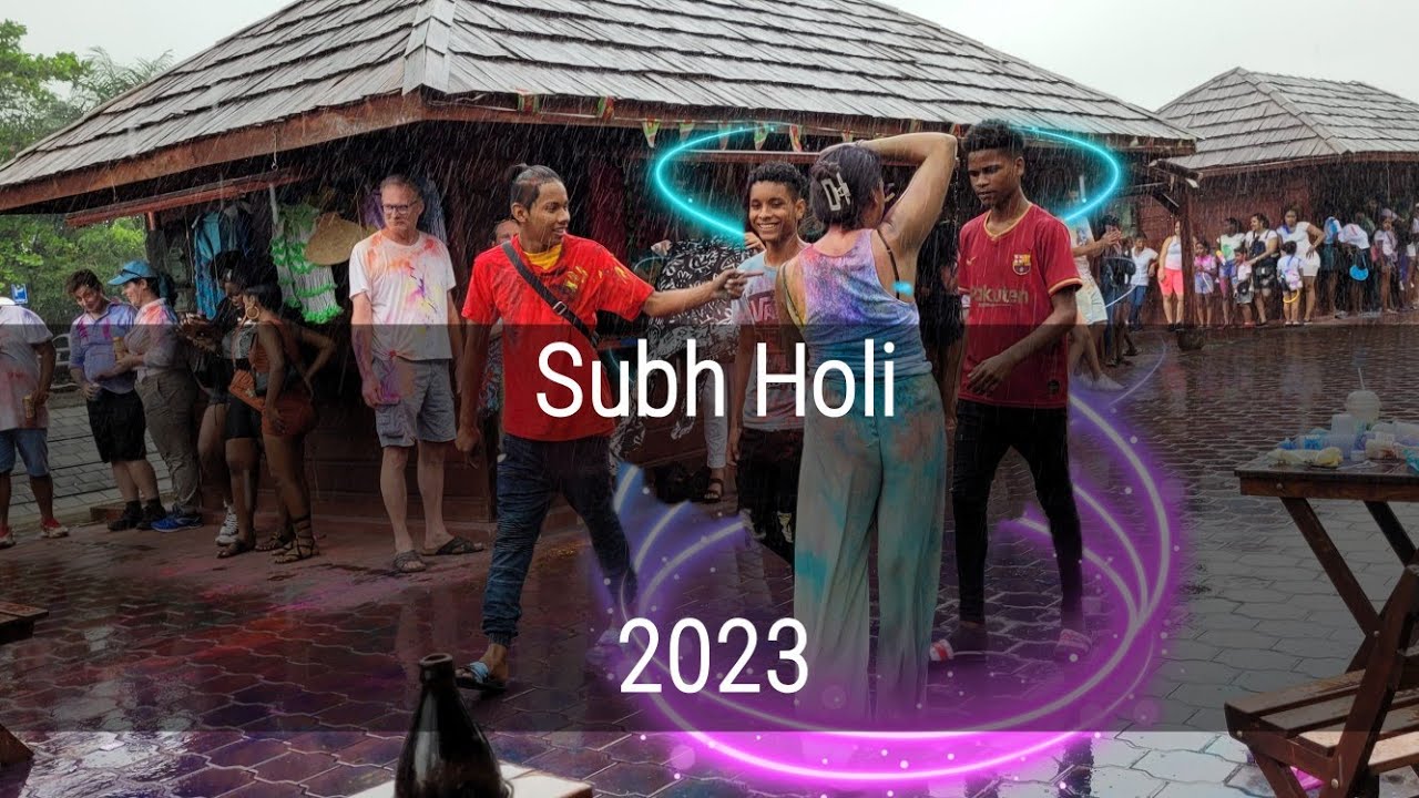 Suriname: Holi 2023# Phagwa viering#Waka Pasi#Rainy day