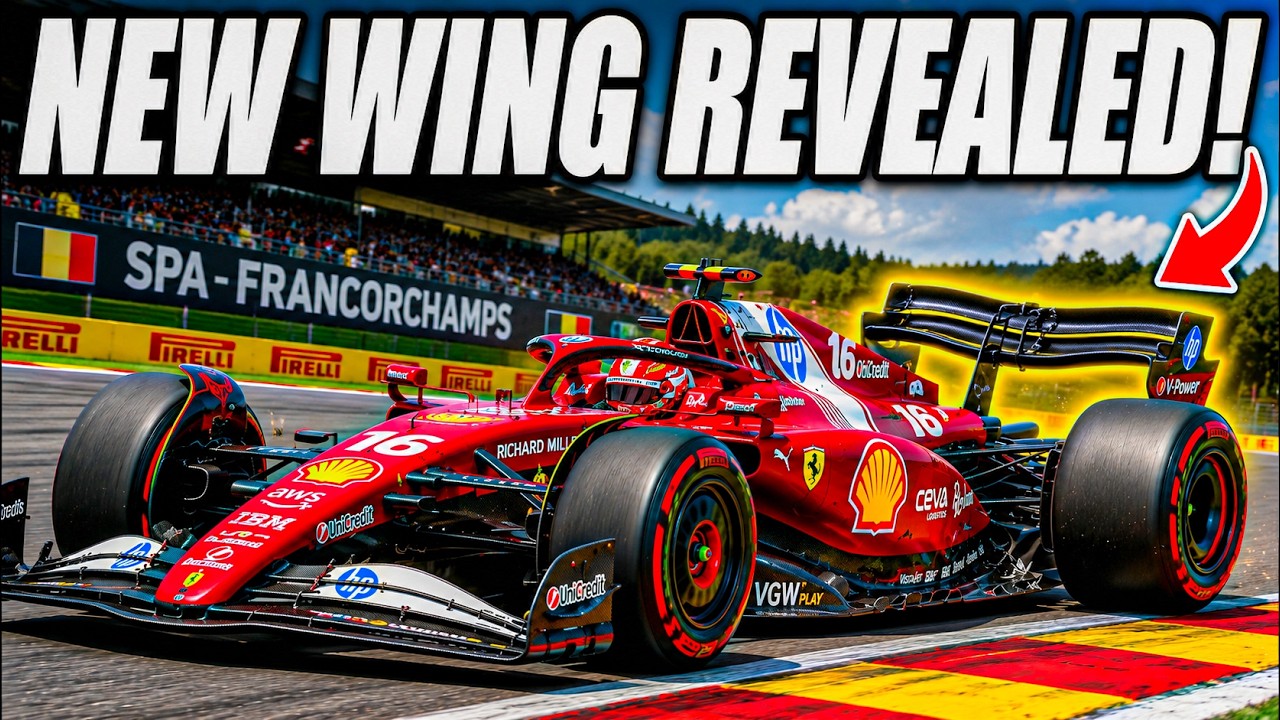 Ferrari REVEALS MACARENA EVO Rear Wing Upgrade Before Belgium F1 2026