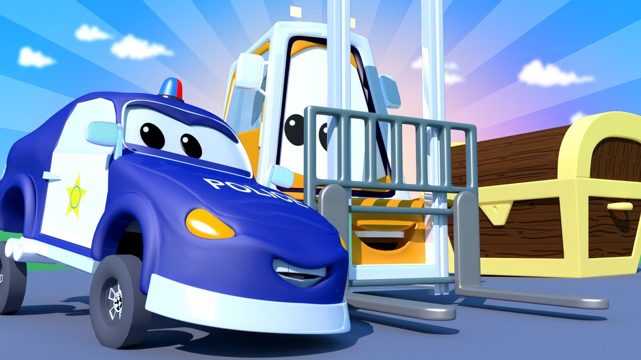 Les Bébés Voitures !  La chasse au TRÉSOR - La Ville des Voitures 🚓 🚒 Dessin animé pour enfants