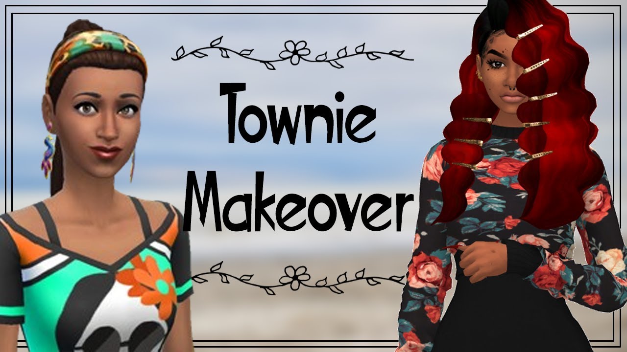 Sims 4 CAS | TOWNIE MAKEOVER | Penny Pizzaz +CC Links