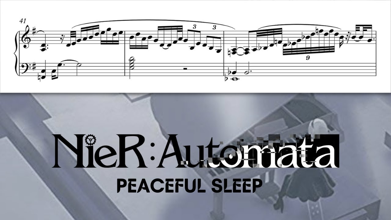 Peaceful Sleep (NieR Automata Piano Collections) - transcription update