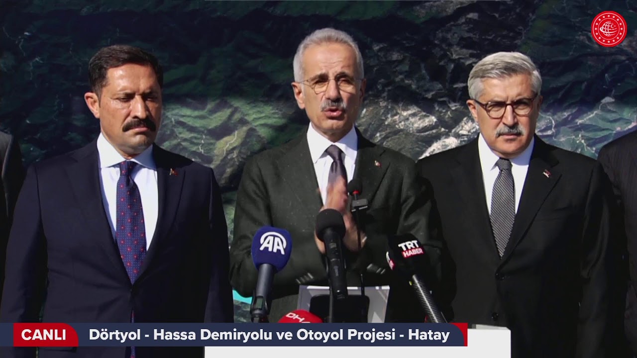 #Canlı | Dörtyol - Hassa Demiryolu ve Otoyol Projesi | Hatay