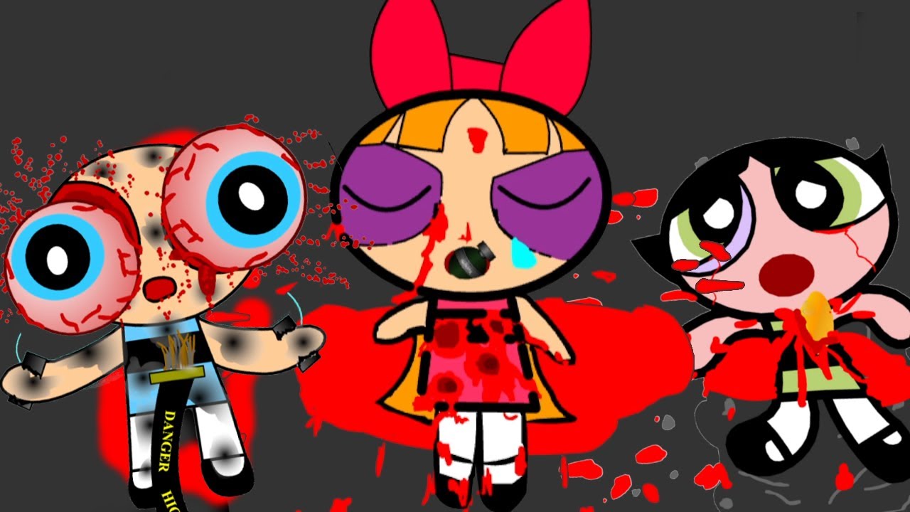 POWERPUFF GIRLS.EXE - Цветик, Пузырь и Баттеркап жестоко казнены...