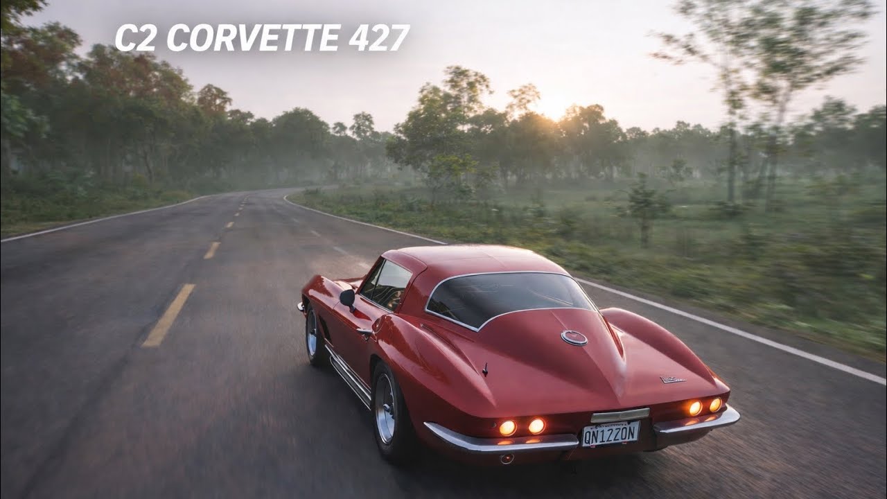 Corvette Stingray 427 POV Drive | Night to Sunrise