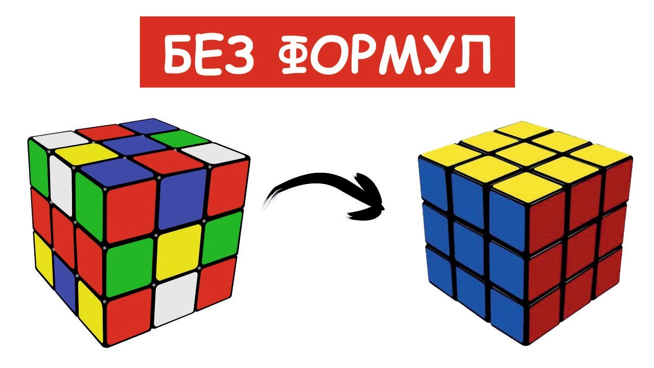КАК СОБРАТЬ КУБИК РУБИКА 3X3 / БЕЗ формул
