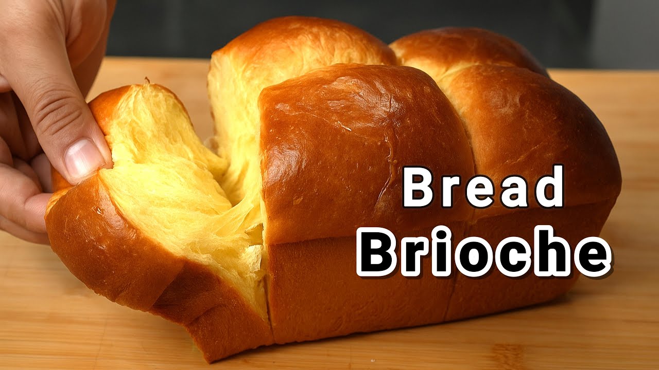 FRENCH BRIOCHE BREAD/ ultra soft, rich, buttery with perfect golden-crusted . @The apron