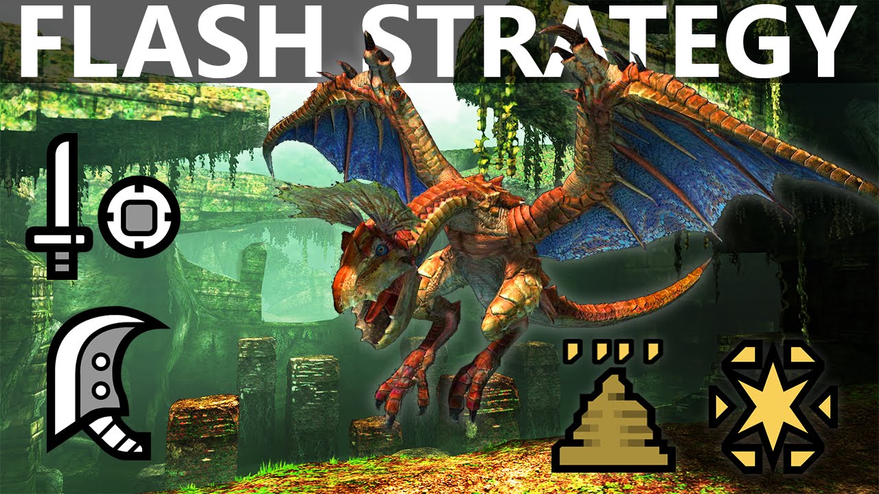 【MH4U】 Yian Kut-ku︱LV.140︱Flash Strategy