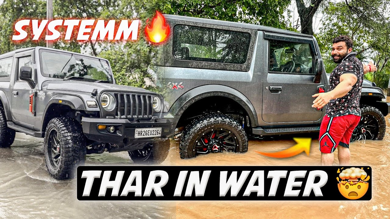 Itni Baarish Ki Apni Dragon Thar Doob Gayi 😱 | Thar Nai System Hangg Kardiya