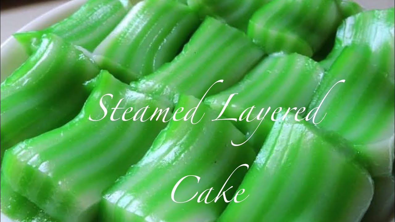 Cambodian steam layered cake | វិធីធ្វើនំចាក់កាចាន់ | #cambodian