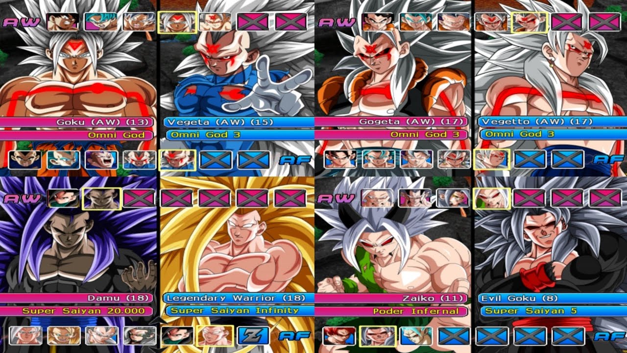 DRAGON BALL Z BUDODAI TENKAICHI ANIME WAR VS AF #dragonball #dragonballaf #animewar