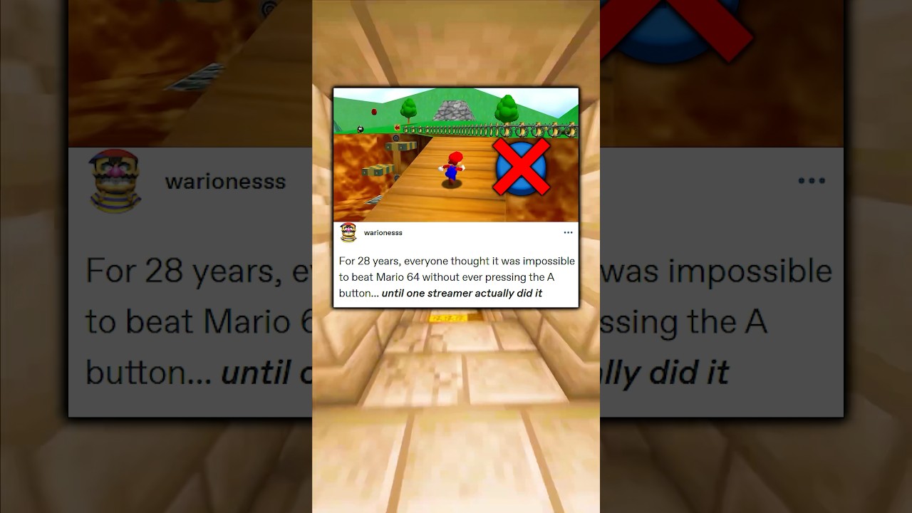 Nintendo Tumblr | Потребовалось 28 лет, чтобы победить Mario64&hellip;