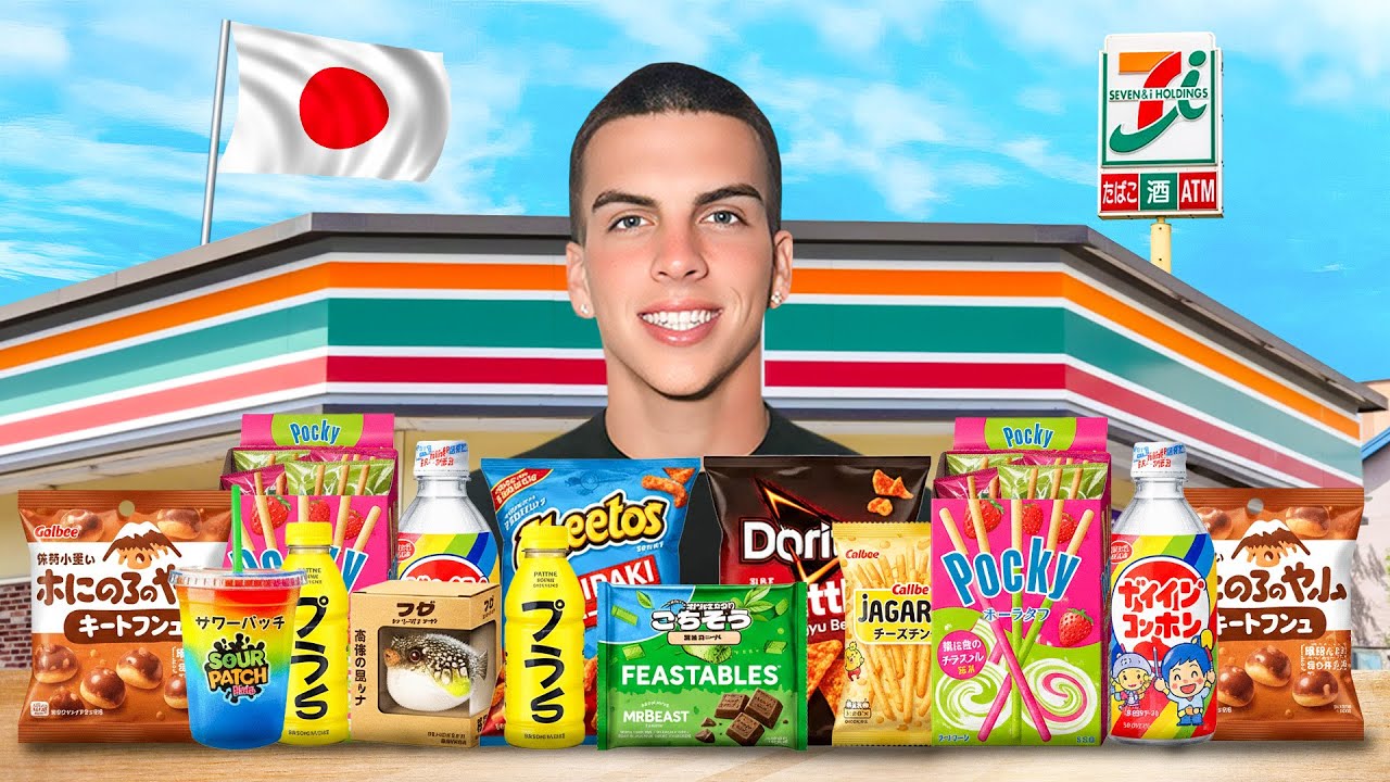 I Ate ONLY 7-Eleven Food in Japan for 24 Hours!