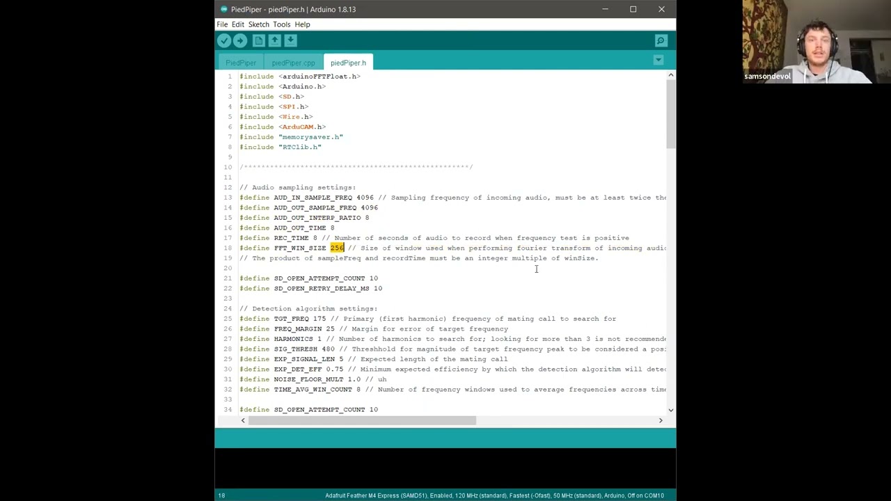 ArduinoFFT 10-24-22