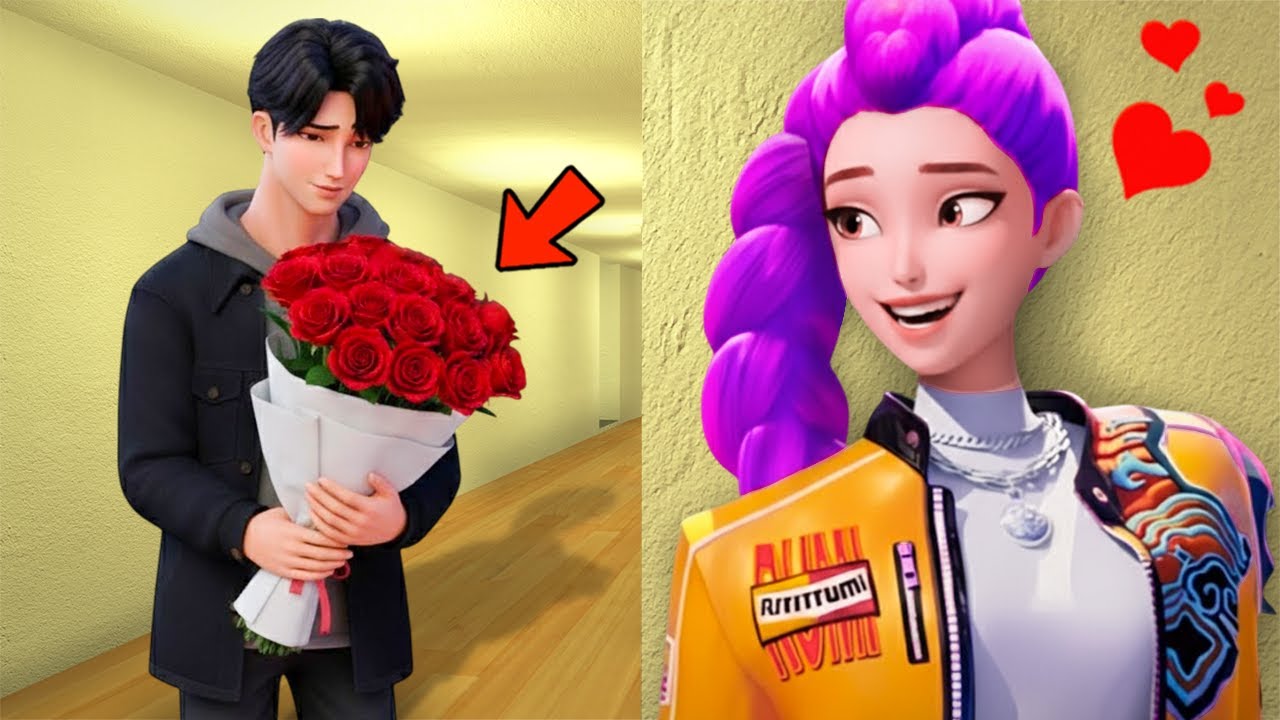 RUMI AND JINU LOVE STORY FROM K-POP HUNTERS In Garry's Mod