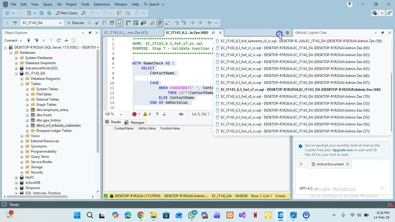 6.3 User Defined Functions and Triggers