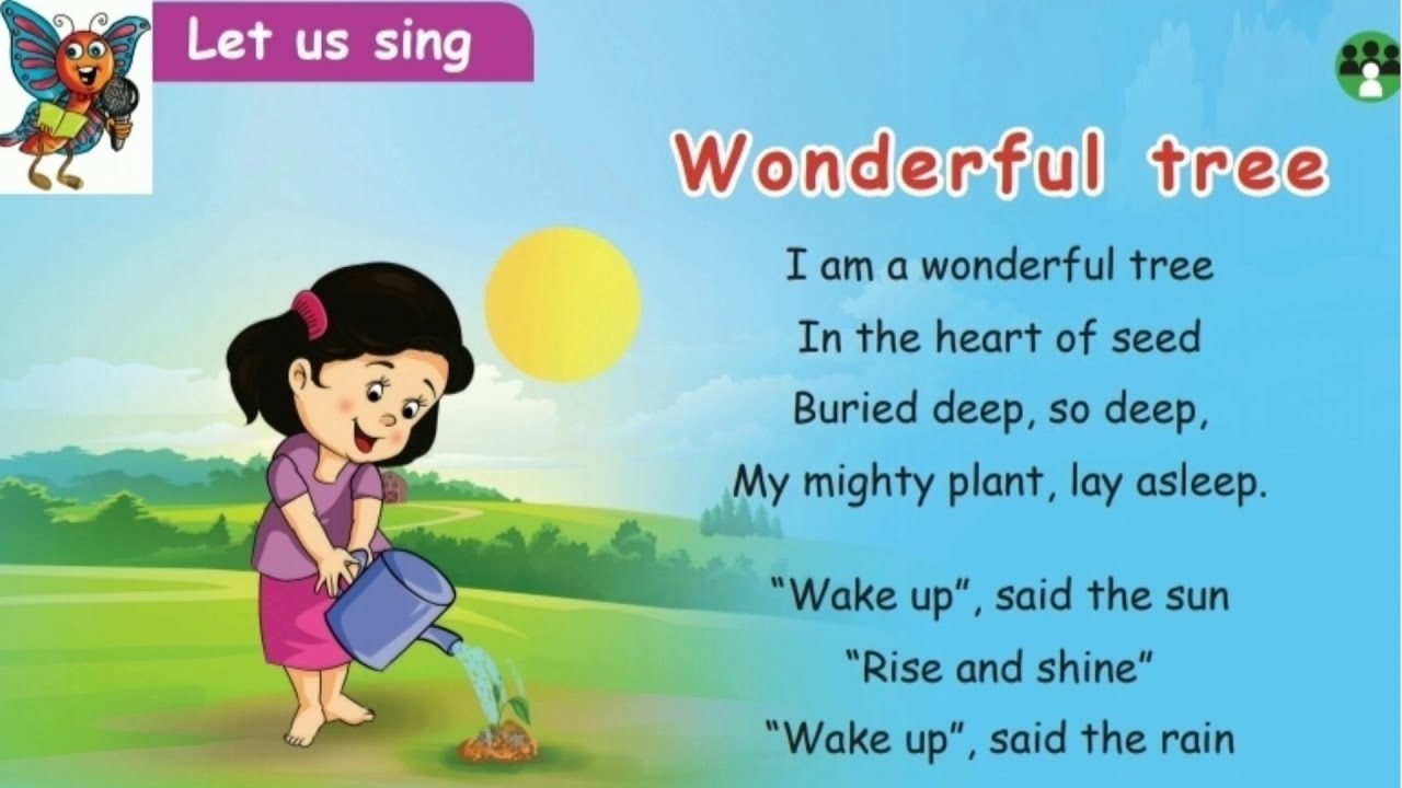3rd std - Third Term - Unit 1 - Let us sing - Wonderful tree - Pg.no 68
