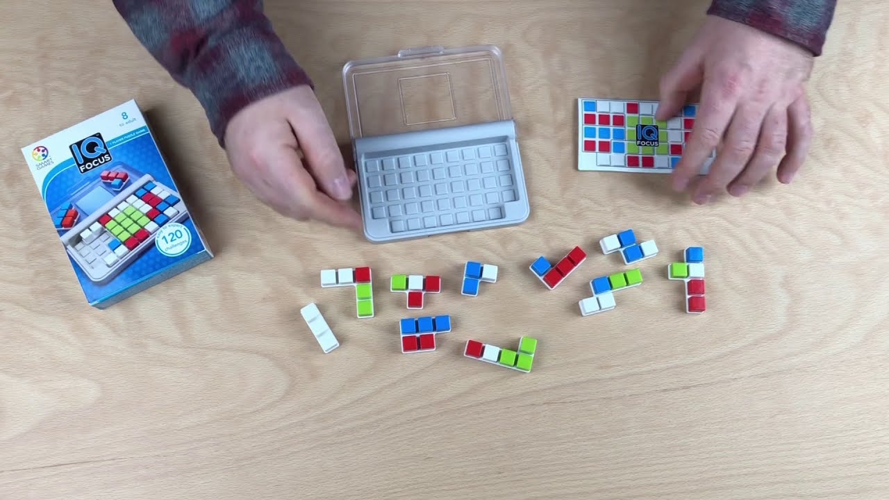 IQ Fokus - Denk- und Konstruktionsspiel mit 120 Aufgaben