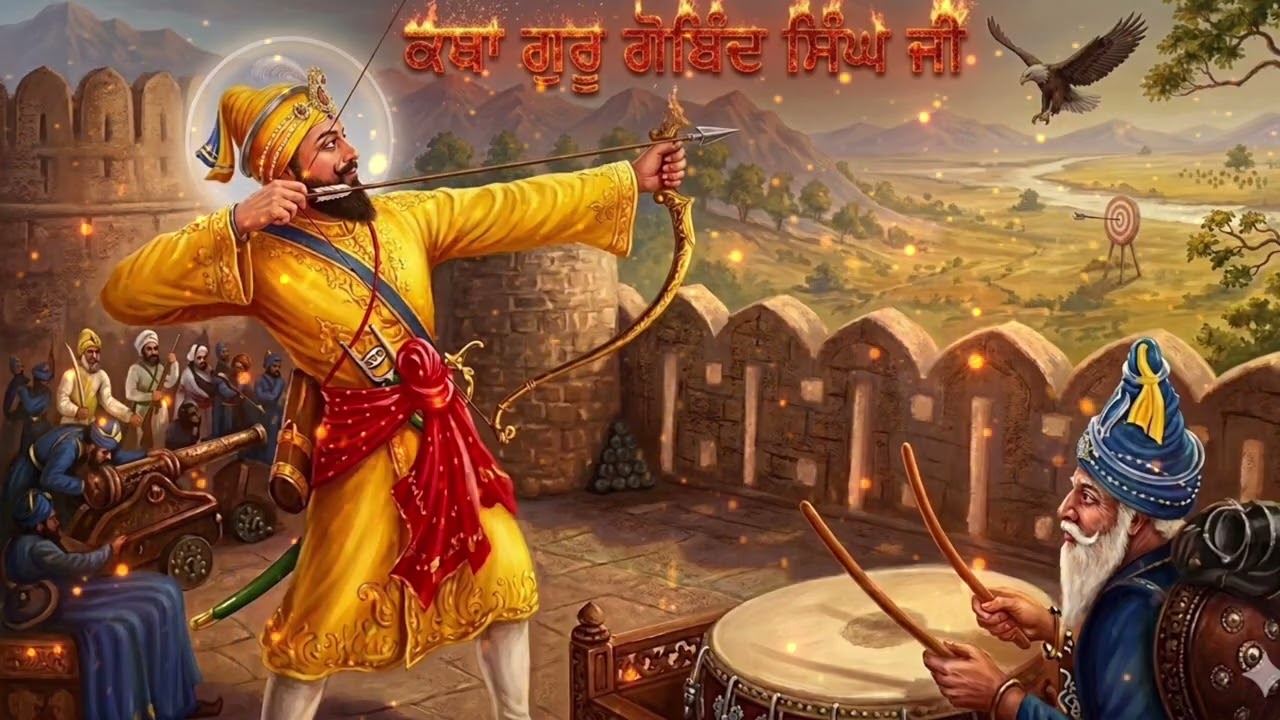ਗੁਰੂ ਗੋਬਿੰਦ ਸਿੰਘ ਜੀ ਅਤੇ ਭਾਈ ਲਾਲ ਸਿੰਘ ਦੀ ਢਾਲ | Historical Sakhi @Sikhvlogs1 