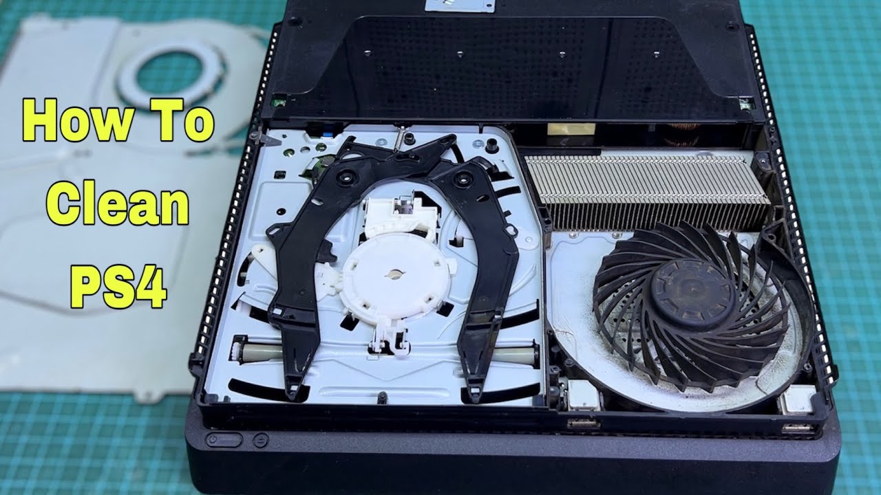 How To Clean PS4 Slim Fan Clean And Assembly Again