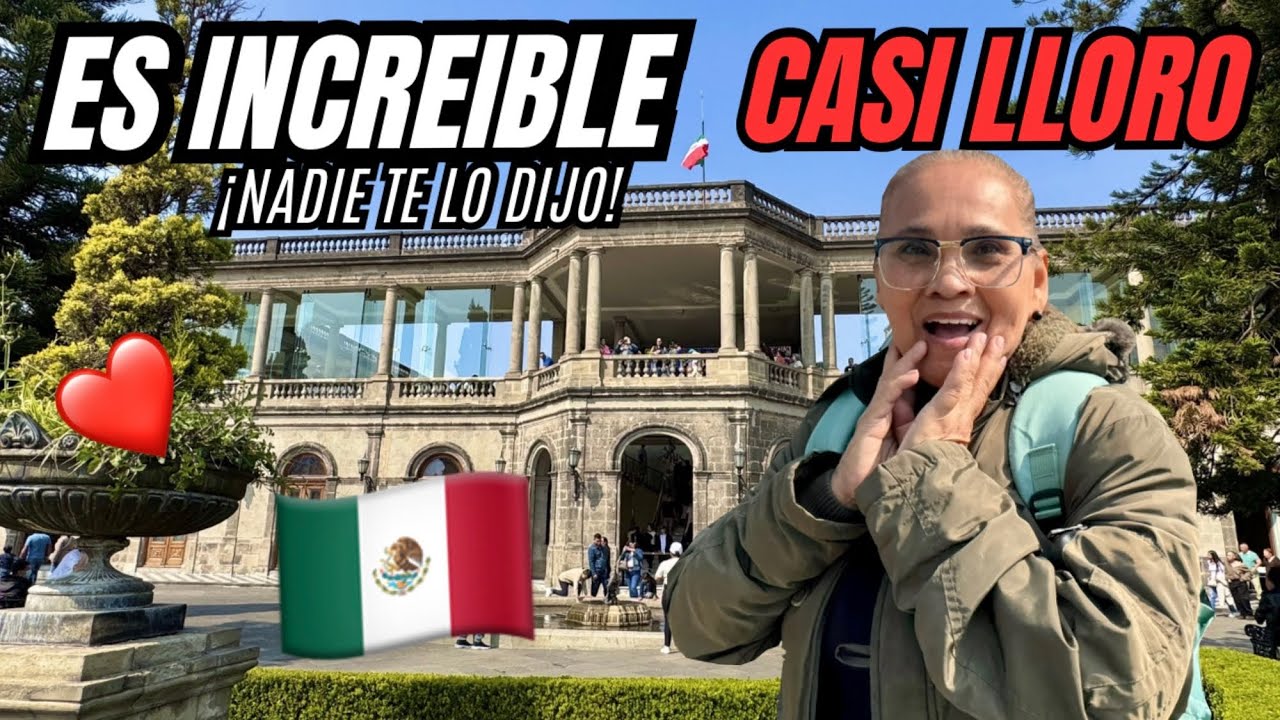 MADRE VENEZOLANA queda anonadada CONOCIENDO el CASTILLO DE CHAPULTEPEC EN CDMX 😱