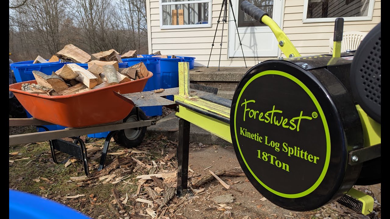 The Best Log Splitter: Forestwest 18 Ton Kinetic Log Splitter