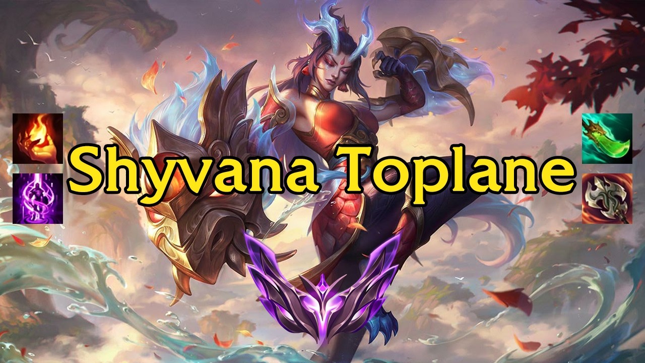 SoloQ Master Shyvana toplane gameplay by DD Relrax