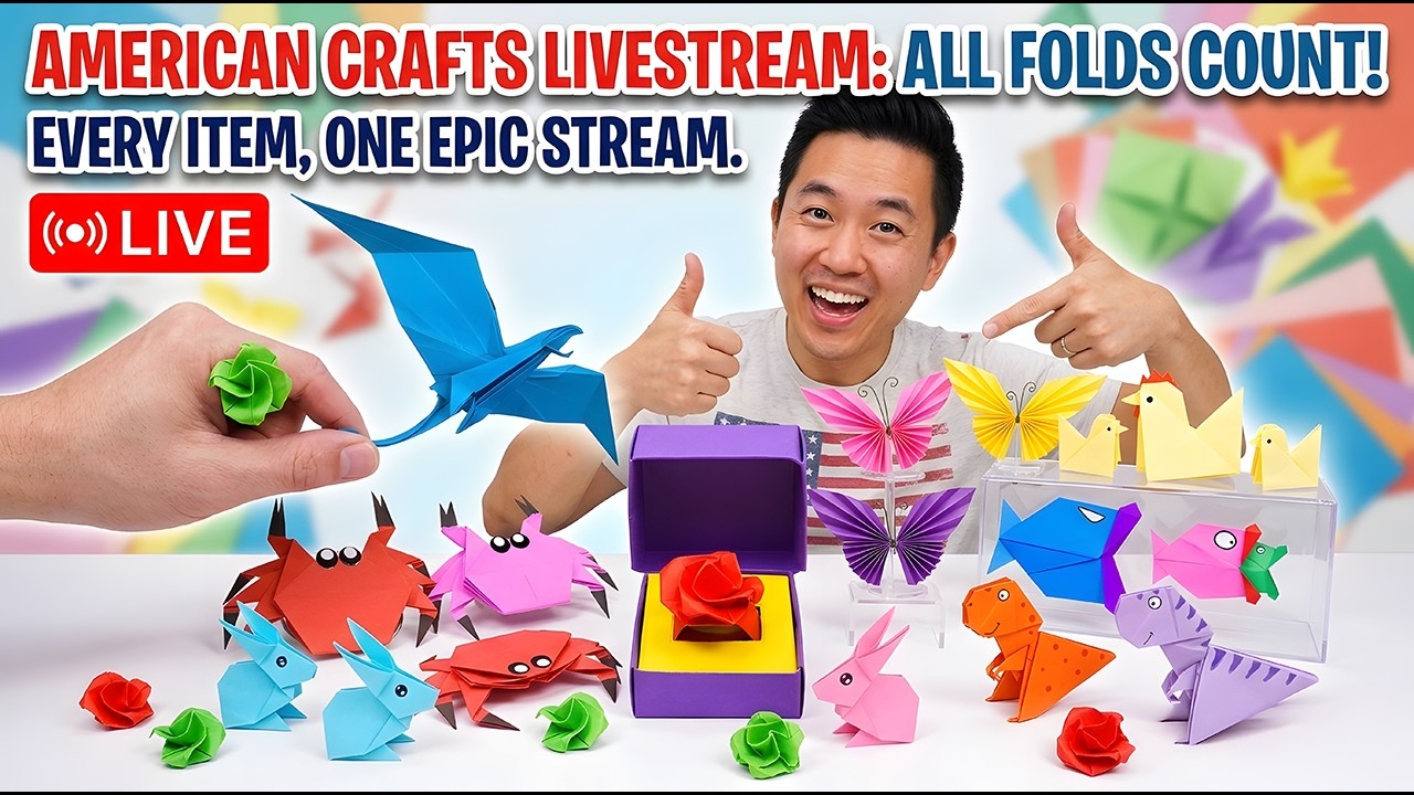🔴08 EASY ORIGAMI AND PAPERCRAFT