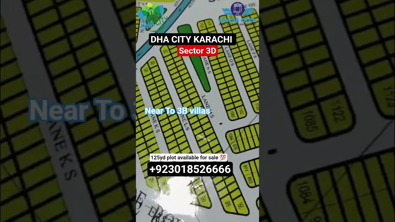 DHA City Karachi Sector 3D | 125 Yards Plot For Sale | Best Investment 2025
