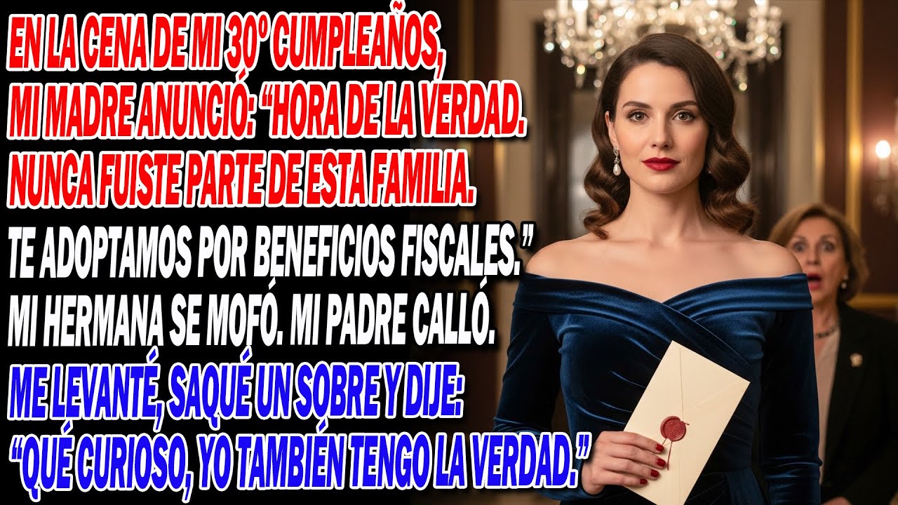 🎂😈 Mi madre dijo que era adoptada por dinero — le di una sorpresa inolvidable… 💥🎁