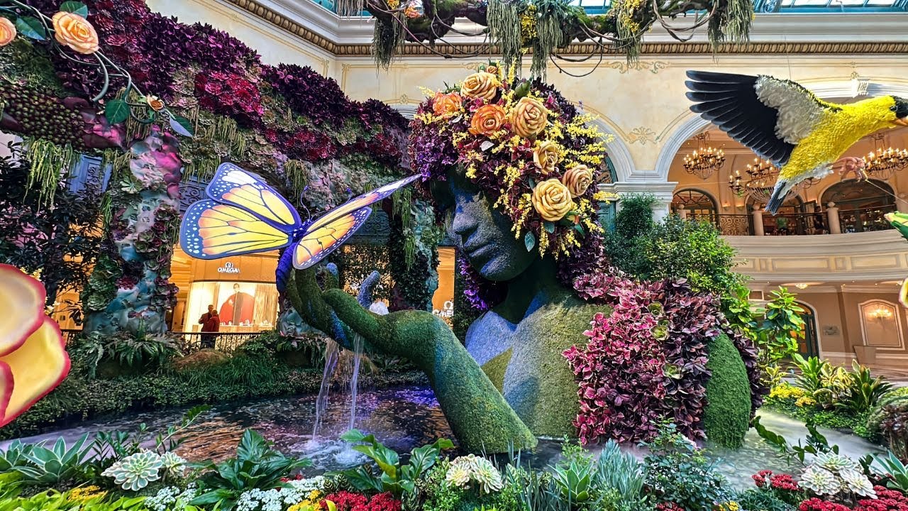 Bellagio Conservatory (Summer 2023) Stunning Walk-Through Tour 🌸