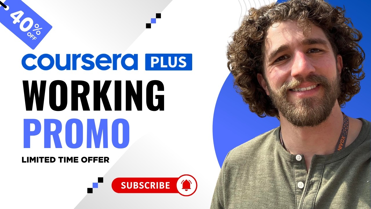 Coursera Promo Code 2026 | Save 40% on Coursera Plus ($239 Deal)