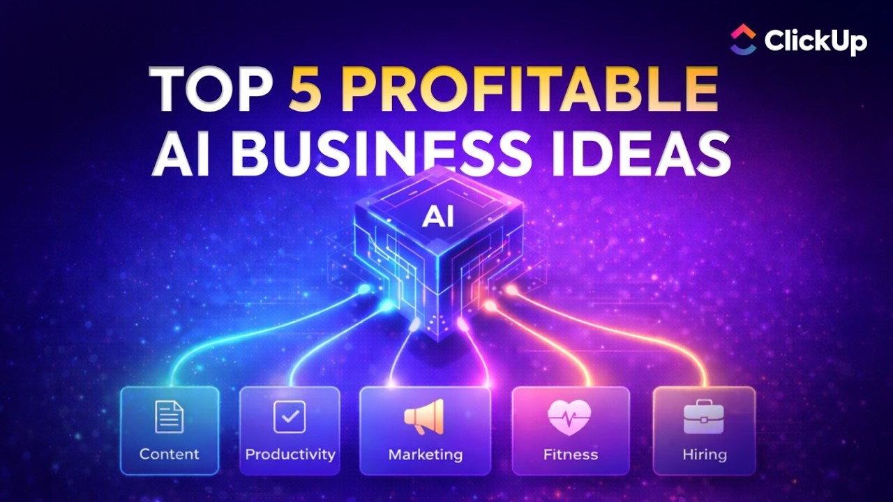Top 5 Profitable AI Business Ideas You Can Start in 2026 | ClickUp