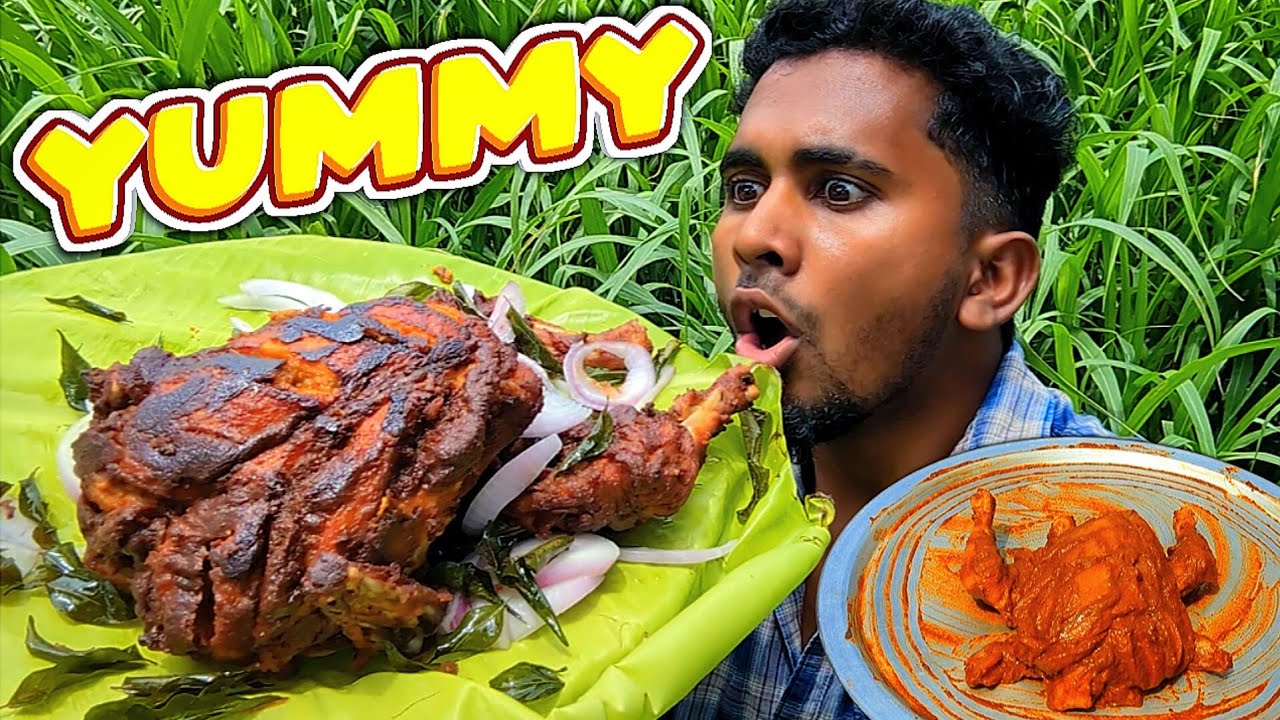 🔥பொறித்த முழு கோழி விருந்து | GRILLED CHICKEN | CHICKEN | VILLAGE COOKING | CHICKEN RECIPE | K7