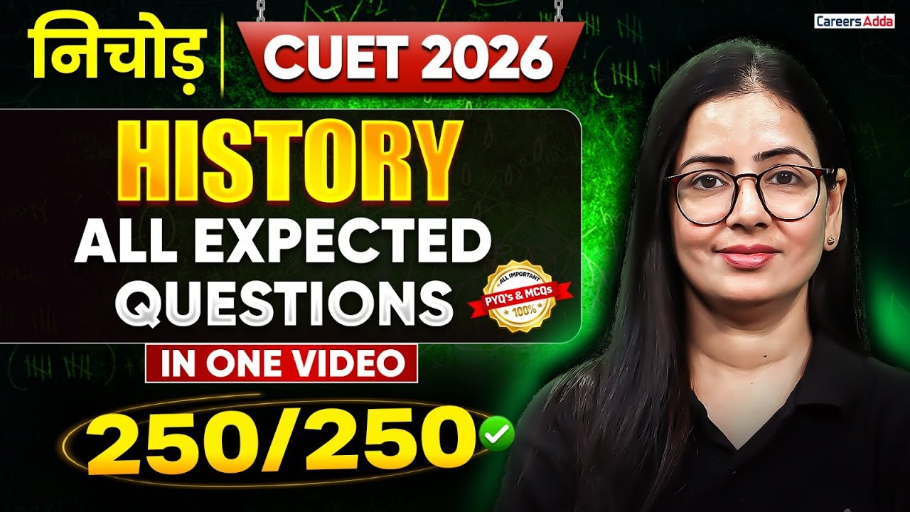 CUET 2026 History All Expected Questions in One Shot | CUET Nichod