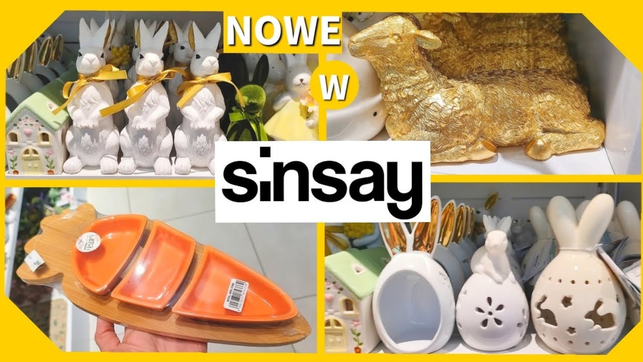 SINSAY NOWOŚCI 🐣 Wielkanoc 2026 | Nowa Kolekcja WIOSENNE DEKORACJE 🌷 Przegląd Półek –CO WARTO KUPIĆ?