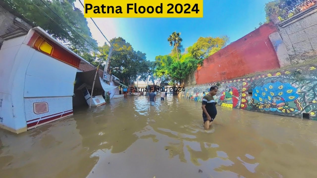 Patna Flood 2024 | अब Nit ghat में घुस गया Ganga River का पानी |