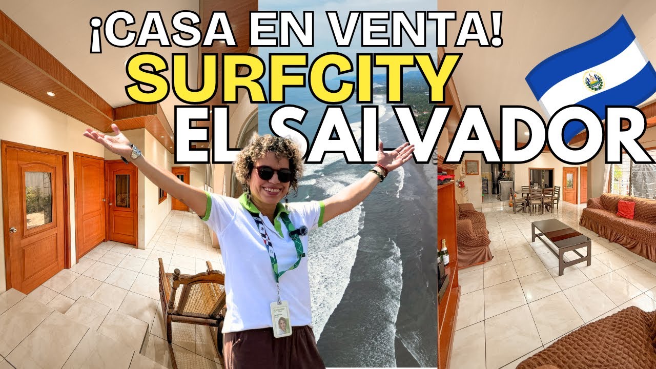 CASA EN VENTA EN SURFCITY, EL SALVADOR 🇸🇻🌊