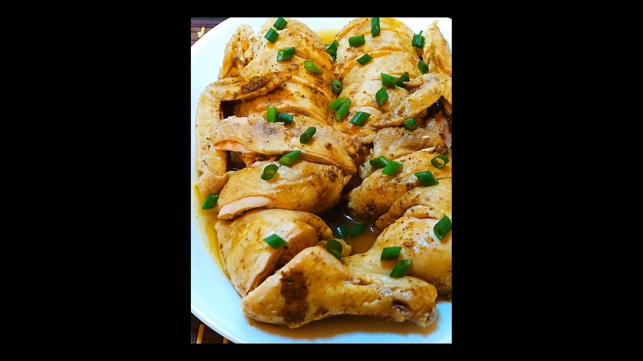 蒸五香雞 Steamed Five Spices Chicken 簡單滑溜美味 Simple Tender & Tasty 😋😋😋