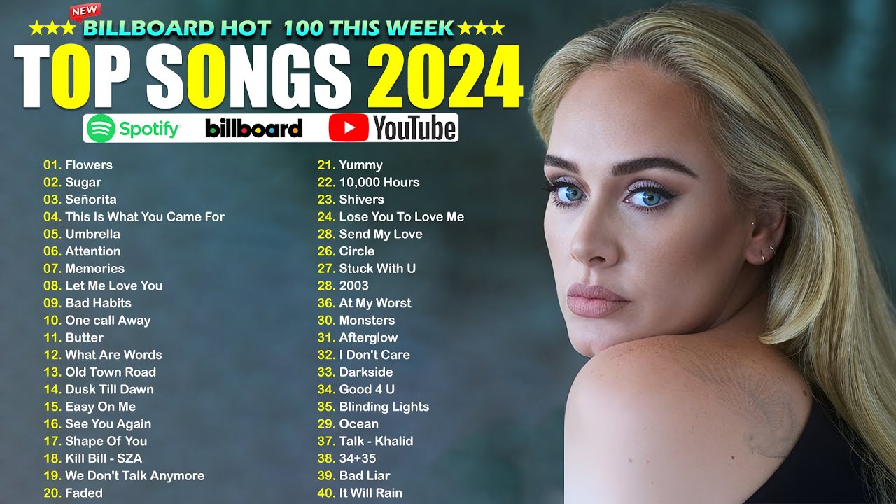 Top Songs 2024 🔥 New Popular Songs 2024 🔥 Top 100 Billboard Hot This Week 💖 Best English Songs 2024