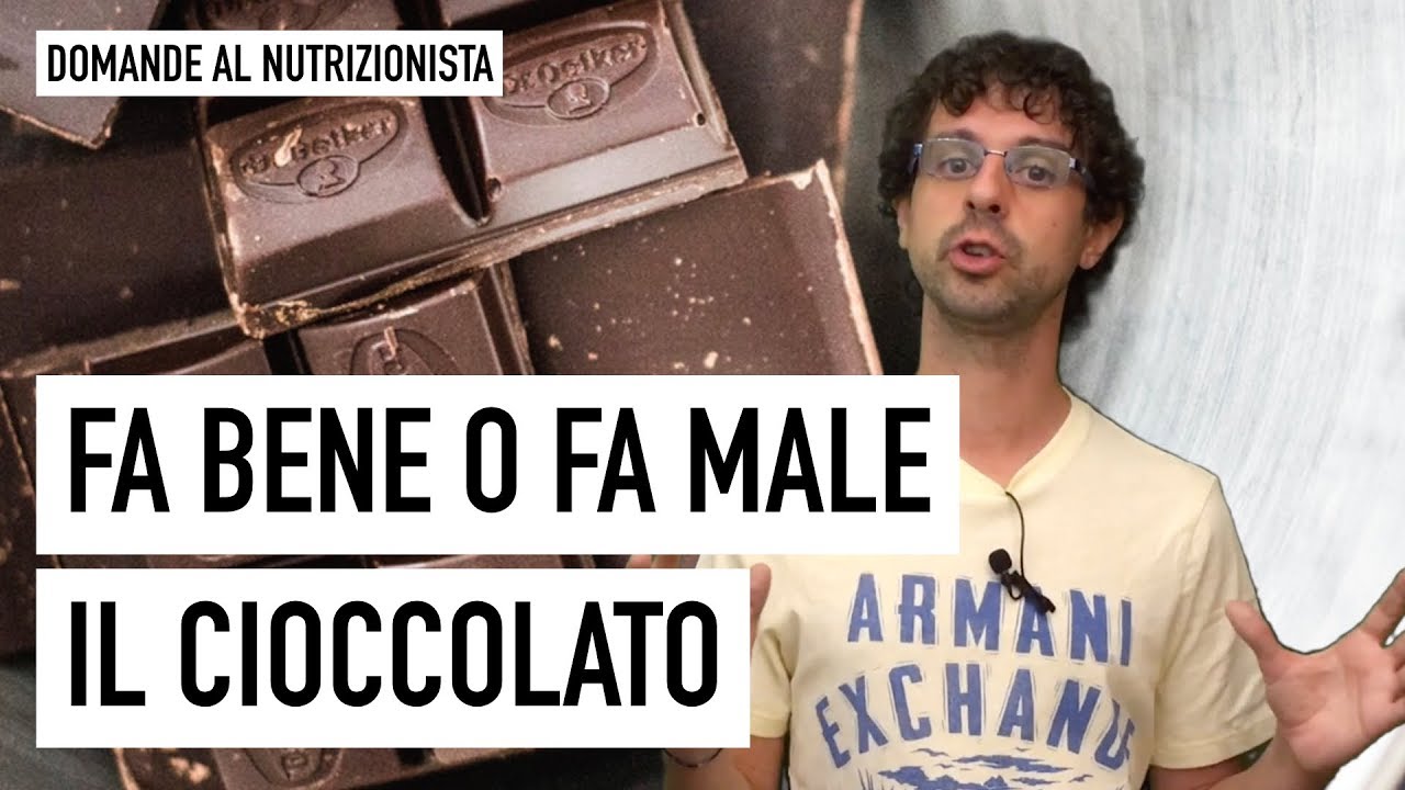 Fa bene o fa male il cioccolato?
